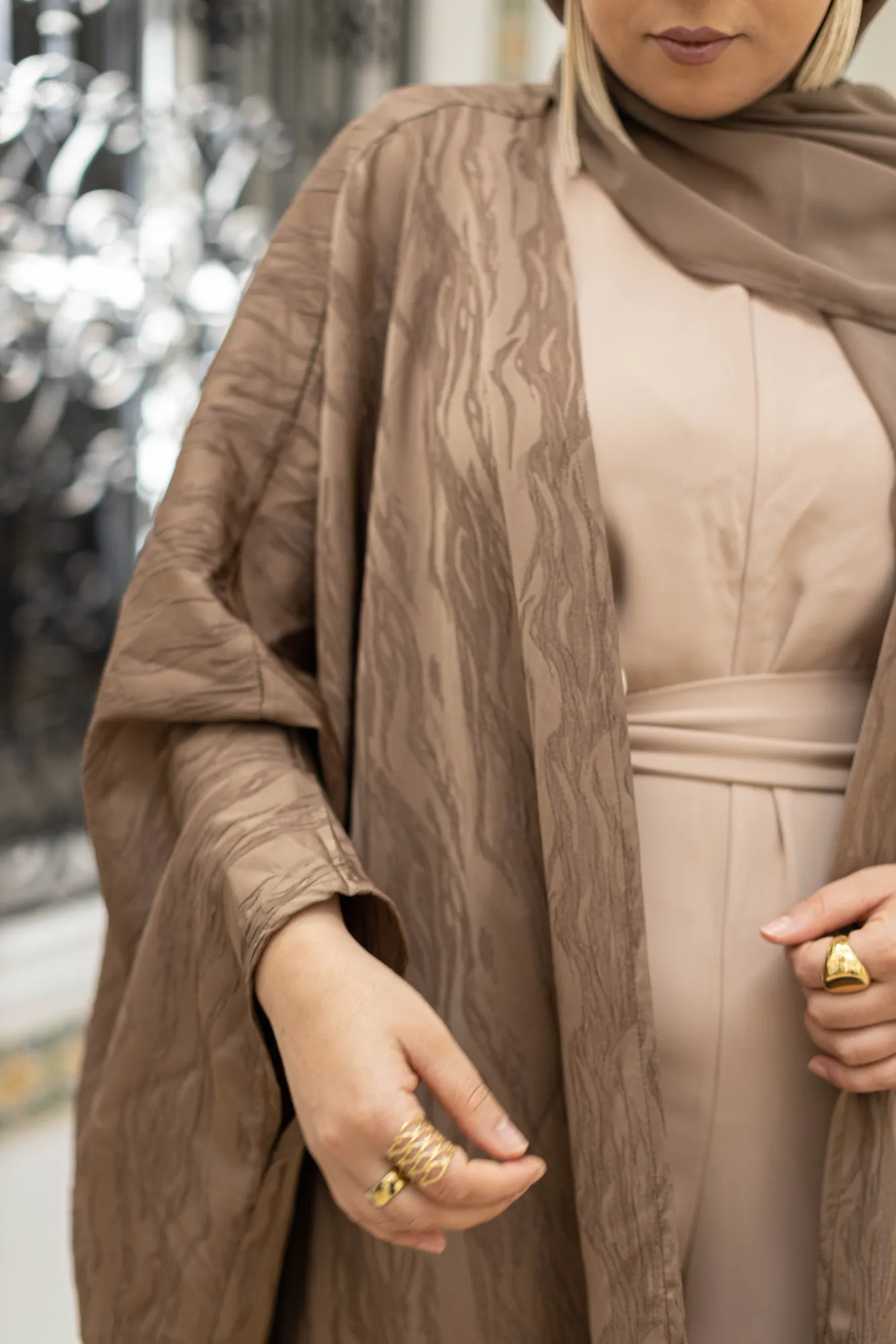 The Silk Touch Abaya