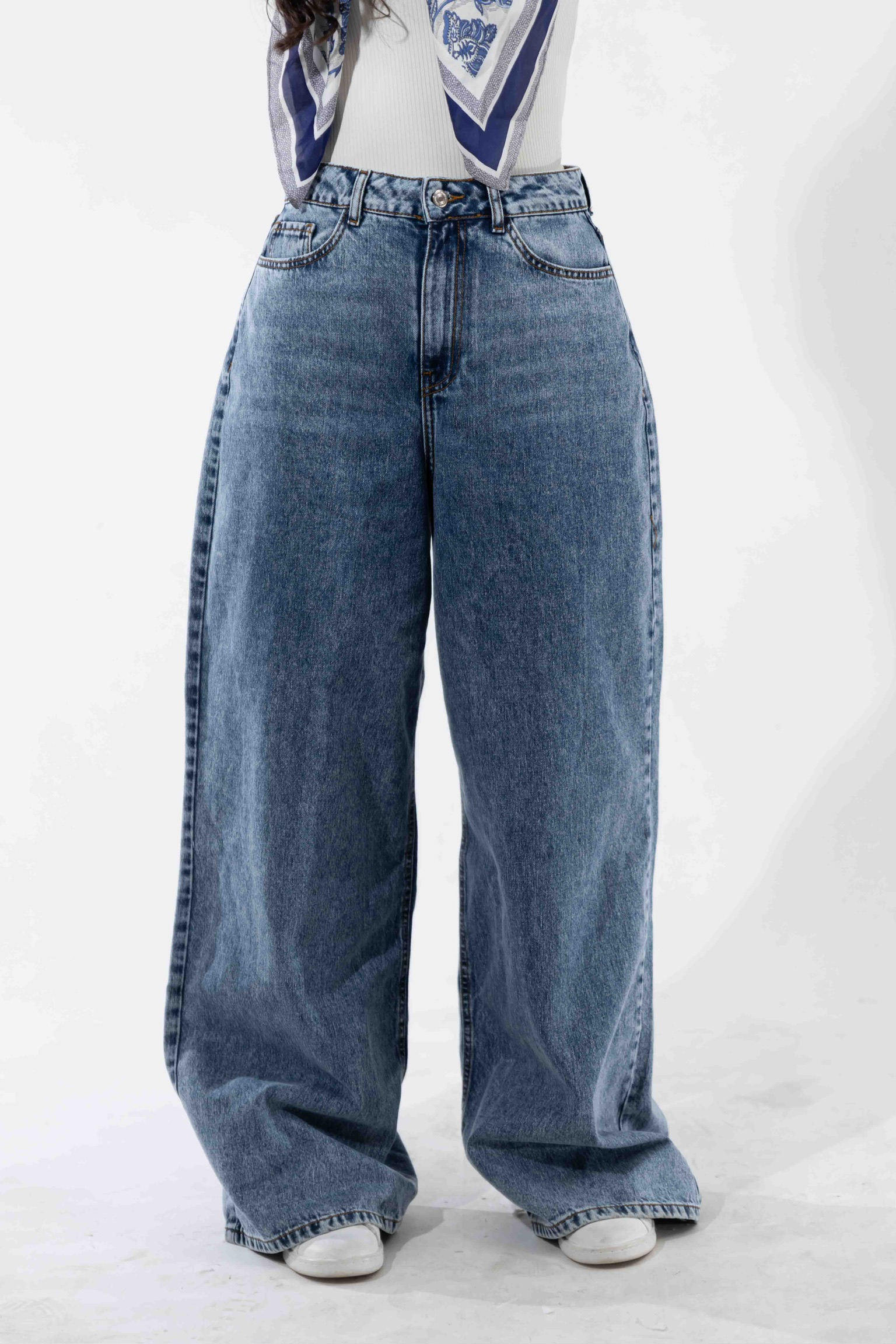 WIDE SOUL PANTS - DENIM