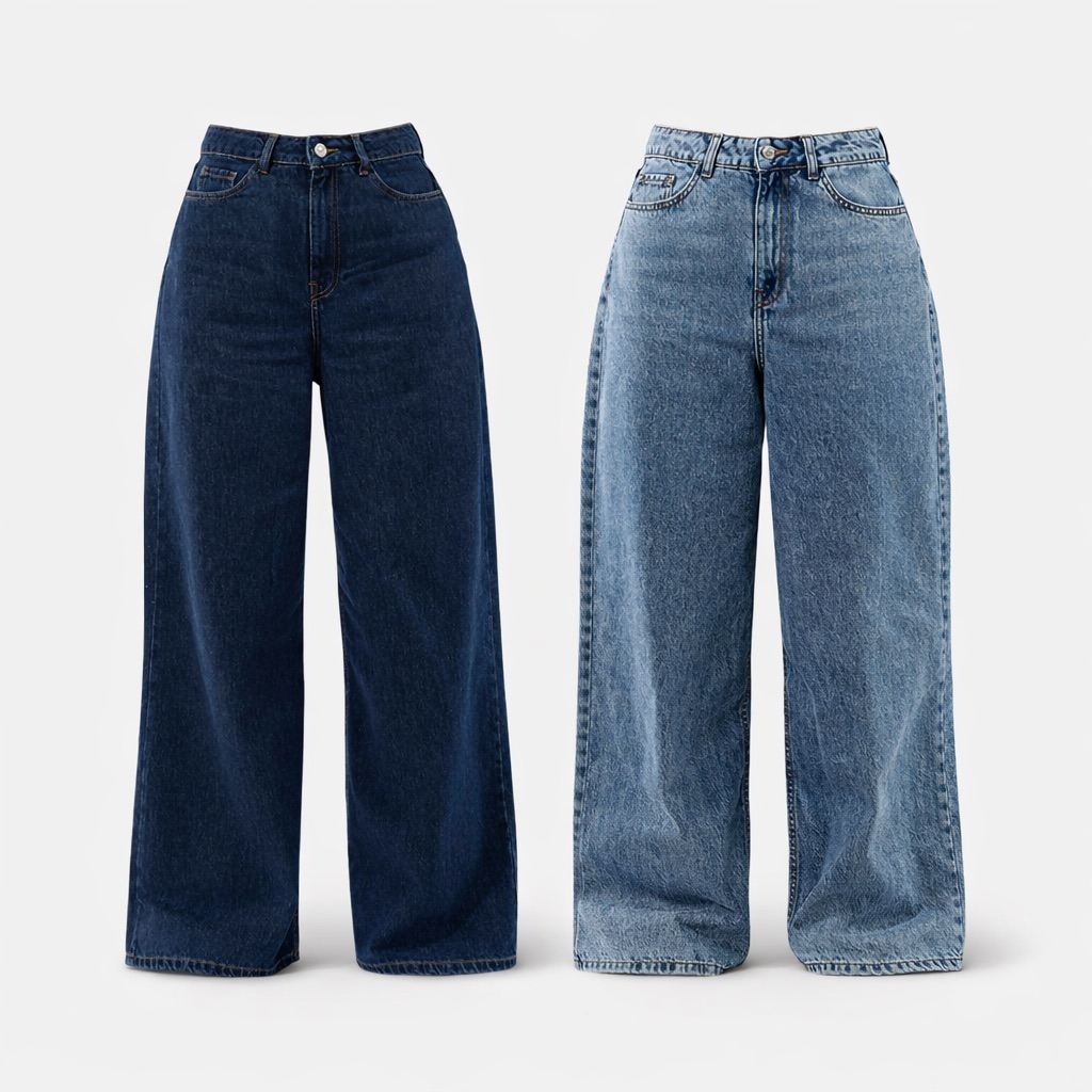 WIDE SOUL PANTS - DENIM